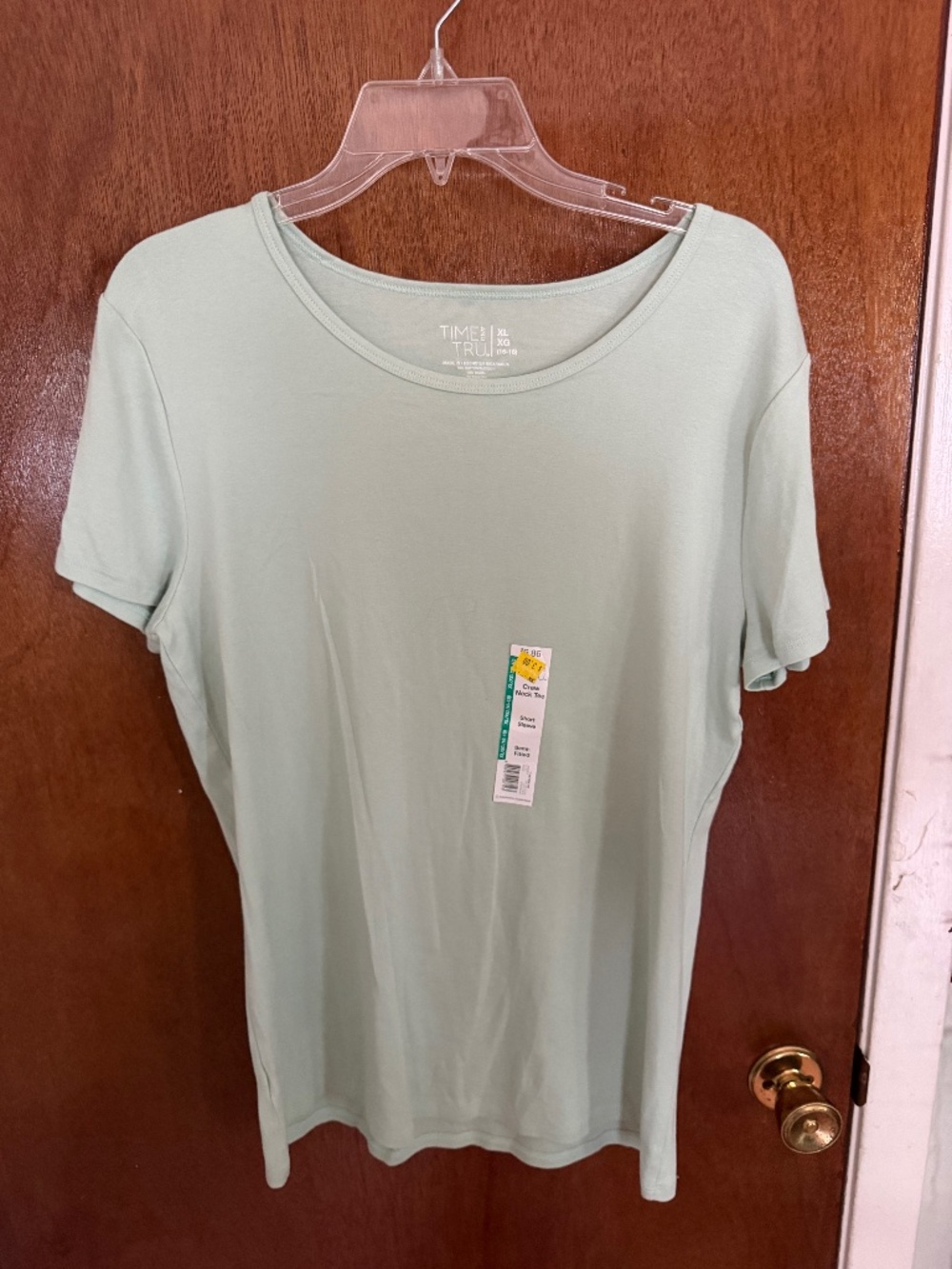 Time & Tru Mint Green Shirt